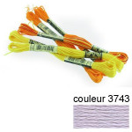 DMC 117 mouliné, fils à broder - couleur 3743