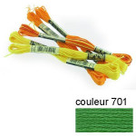 DMC 117 mouliné, fils à broder - couleur 701