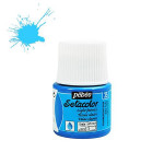 Peinture textile transparent Pébéo 45ml - 35 - Bleu fluo