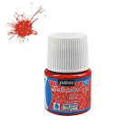 Peinture textile Setacolor pailletés tissus clairs 45 ml - 203 - Rubis