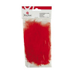 Plume duvetée 10-15cm sachet de 15 - Rouge