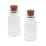 Flacon miniature en verre Bouteille 2 pcs