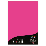 Feuille faire part Pollen 120g 210 x 297mm par 50 - Rose Fuchsia