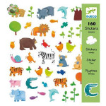 Planche d'autocollants Animaux 160 stickers