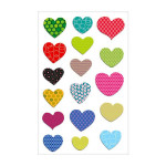 Stickers 3D Cooky curs à Motifs x 17