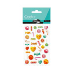 Stickers 3D Cooky Kawai bonbons