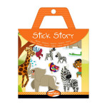 Stickers repositionnables Stick Story thème savane