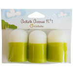 Set de 3 tampons mousse