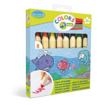 Crayon de couleur Jumbo 8 couleurs