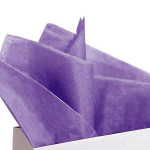 Papier de soie 18g/m² x8f. - Mauve - 50 x 75 cm