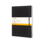 Carnet de notes Classic ligné 19 x 25 cm Noir